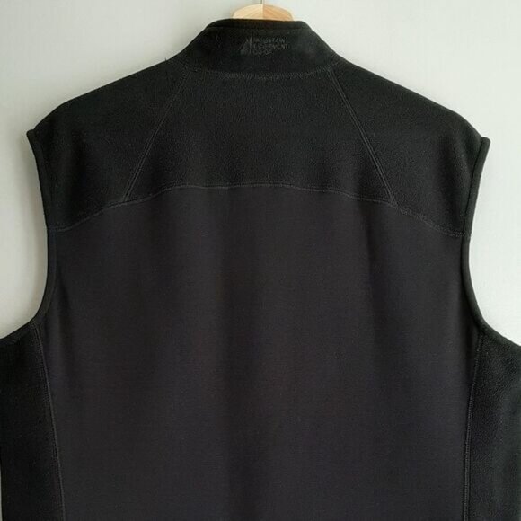 MEC Polartec Full-Zip Fleece Vest Black Sz XL - Picture 7 of 11